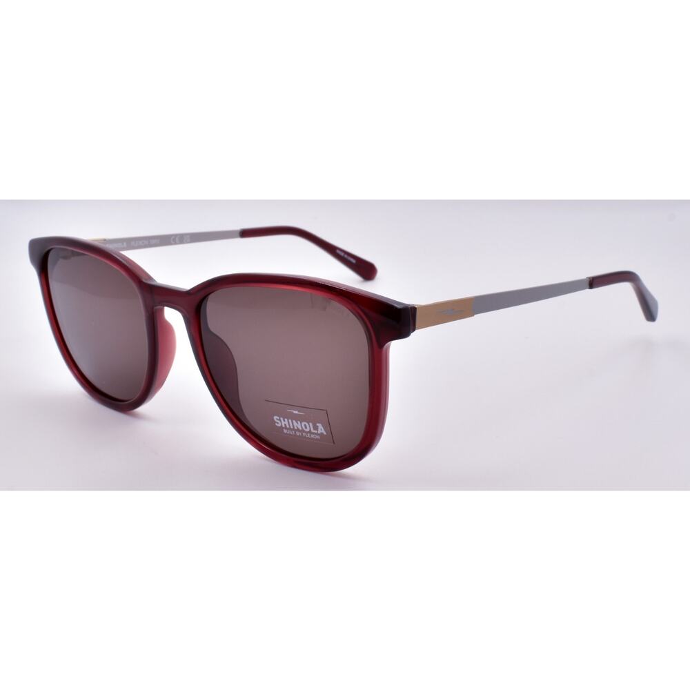 Shinola by Flexon SH3701S 612 Sunglasses 52-19-145 Crystal Rosewood / Gray